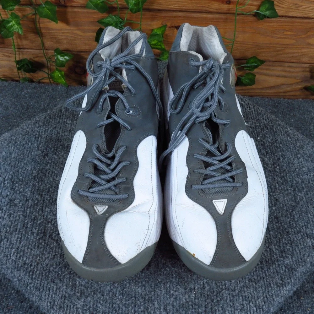 Jordan Jumpman Team 1 Retro Mens Basketball Shoes Size 10.5 Athletic White Grey